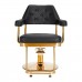 Hairdressing Chair GABBIANO GRANADA GOLD black